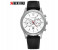 Curren 8066 Silicon Strap Analog Watch For Men Silver And White 1 in UAE