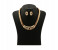 The Mercella 18K Gold Plated Multicolor Zircons Necklace Set 61154006 6 in UAE