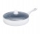 Lamart LT1107 28CM Ceramic Frypan with Lid, White 1 in UAE