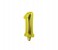 Party Time 1-G-804000 Number 1 16 Inch Foil Balloon Gold 1 in UAE