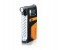 Geepas GEFL5552 Torch 2 in 1 Rechargeable LED Lantern with Flash Light - Black & Orange 1 in UAE