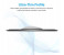 Promate METAPAD-PRO Leather Wrapped Anodized Aluminum Mouse Pad - Silver 2 in UAE