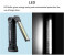 COB LED Magnetic Base Cordless LED Work Light - Black 3 in KSA