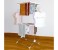 Leostar CD-1212 Multi Double Layer Clothes Rack Stand White 4 in OMAN