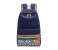 Korean Canvas Printing Backpack Bag for Teenage Girls - Dark Blue 1 in UAE