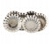 Rosymomen 2396 7-inch Plastic Bowl Set - 6 Pieces, Silver 2 in UAE