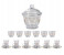 Royalford RF8733 20 Pieces Liva Royal Tea Set - Clear 1 in UAE