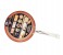 Sonashi SFP-8024 5 In 1 Round Copper Coated Fry Pan - 24cm 1 in UAE