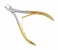 Tips & Toes TT-222G Stainless Steel Cuticle Nipper Gold Plated 1 in UAE