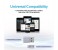 Promate LinkMate-U2M Heavy Duty Mesh Armored Micro-USB Sync & Charge Cable - Silver 6 in UAE