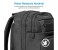 Promate Vertex-BP 15.6 inch Laptop Backpack with Multiple Compartments, Black 5 in OMAN