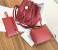 Set of 3 Lychee Pattern Bucket Bag - Red 1 in UAE