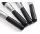 Synthetic Kabuki Makeup Brush Set 4 Piece SMB04 Black 5 in UAE