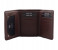 Philippe Morgan PM003 Men Leather Trifold Wallet Brown 3 in UAE