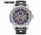 Curren 8206 Casual Analog Quartz Watch For Men Black And Blue 1 in UAE