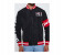 Lynk LY10037 Printed Bomber Jacket For Men M - Black 4 in UAE