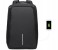  Laptop Backpack with USB Charging Port LB033 Black 2 in OMAN