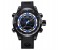 Weide WH 3315PU Mens Analog and Digital Watch Black and Blue 1 in UAE