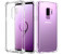 ABS Crystal Clear Reinforced Corners Shock Absorption Protection TPU Case for Samsung S9 Plus APCS9P Transparent 6 in UAE