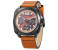 Curren 8260 Quartz Watch For Men Red And Brown 2 in UAE