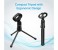 Promate Tweeter-7 3.5mm Professional Condenser Sound Podcast Studio Microphone with Rotational Stand, Black 5 in OMAN
