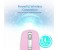 Promate Clix-3 2.4Ghz USB Wireless Ergonomic Mouse with Precision Scrolling, Pink 3 in UAE