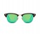 Ray-Ban RB3016-1145/19-51 Square Havana Frame & Flash Green Mirrored Sunglasses for Men 1 in UAE