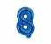 Party Time 8-B-804086 Number 8 16 Inch Foil Balloon Blue 1 in UAE