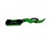 Tips & Toes TT-677GRN Stainless Steel Professional Ring Finger Insert Handle Barber Straight Edge Shaving Razor - Green 2 in OMAN