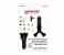 Promate FM13 Universal Smartphone Holder with In-built Hands-free Car FM Transmitter - Black 4 in UAE