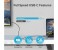 Promate ThunderLink-C20 USB-C to USB-C Thunderbolt 3 Mesh Armored Cable - Black 4 in UAE