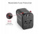 Promate Tripmate-PD18 Universal Travel Worldwide AC Wall Outlet Adapter - Black 4 in UAE