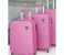 Golf Club GCT-331 3 Pieces 4 Wheel hard trolley Pink 1 in UAE
