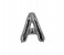 Party Time A-S-803409 Letter A 16 Inch Foil Balloon Silver 1 in UAE
