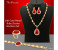 The Mercella 18K Gold Plated Ruby Zircons Jewellery Set 61154078 1 in UAE