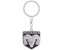 Dodge Emblem Keychain DEKS894 Silver 1 in OMAN