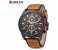 Curren 8292 Analog Quartz Watch For Men Brown And Black 1 in UAE