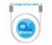 Promate LinkMate-LTC 3.1 Type-C to Lightning Connector Charge and Data Cable - White 3 in UAE