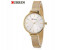 Curren 9022 Stainless Steel Analog Quartz Watch For Women White and Gold 1 in UAE
