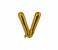 Party Time V-G-803409 Letter V 16 Inch Foil Balloon Gold 1 in UAE