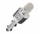 Promate Vocalmic-4 Portable Bluetooth Rechargeable Karaoke Mic with Phone Holder - Silver 1 in UAE