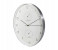 Royalford RF9276 Aluminium Frame Analog Wall Clock - White & Silver 1 in UAE