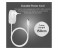 Promate Cplug-5V3A.EU 5V 3.4A Wall Adaptive Fast Charger with Built in USB Type C Cable, White 4 in UAE