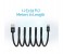 Promate LinkMate-U2F Premium Flat Micro-USB Sync & Charge Cable - Black 3 in KSA