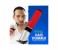 HTC AT1302 Washable Rechargeable Hair Trimmer with 4 Extra Size Guard - Red 6 in UAE