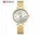 Curren 9011 Fashion Quartz Watch For Women Gold And White 1 in UAE