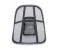 Car Seat Back Massage Lumbar Support Cushion Pad, Black 1 in UAE