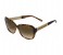 Chopard SCH184S 0752 Oval Shiny Dark Havana Frame & Brown Mirrored Sunglasses for Women 1 in UAE