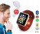 2 in 1 Bundle of Smart Phone Watch Supports SIM and Memory Card with Wireless Bluetooth Headset Brown and Gold 1 in OMAN