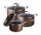 Royalford RF7624 7 Pieces Non-Stick Cookware Set - Brown 1 in UAE